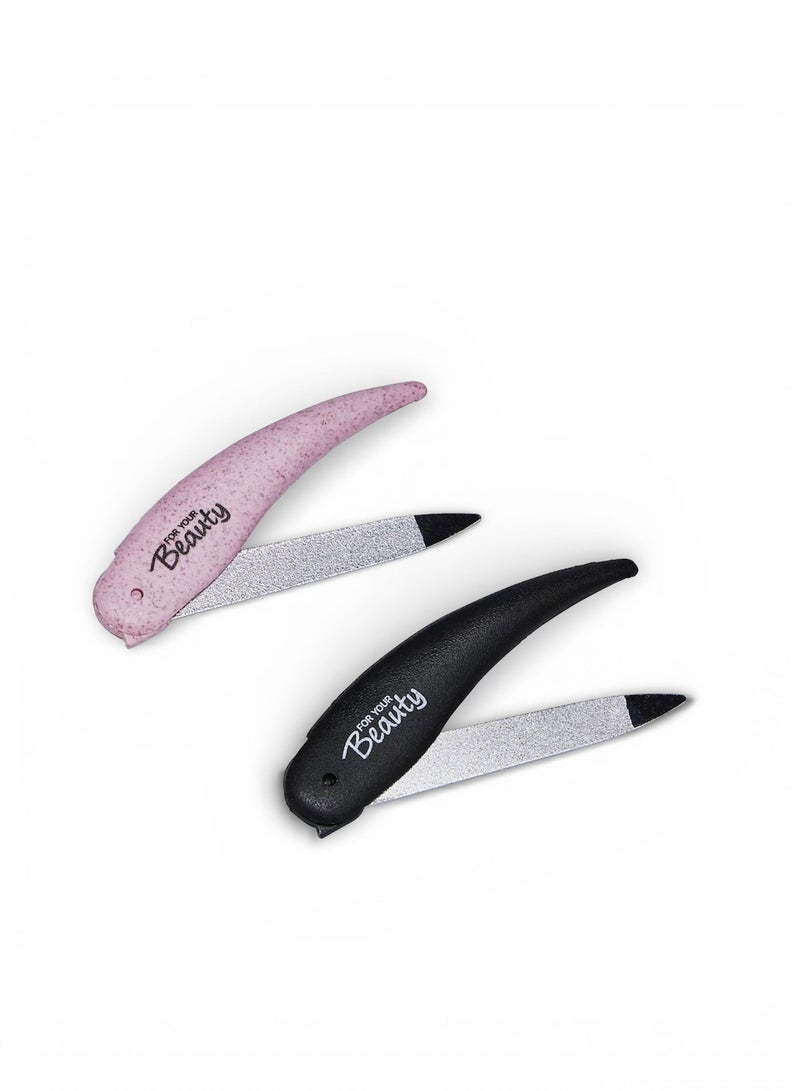 ROSSMANN German Brand-Sapphire Folding Nail File – Compact and Eco-Friendly Nail Care Solution - Image 4